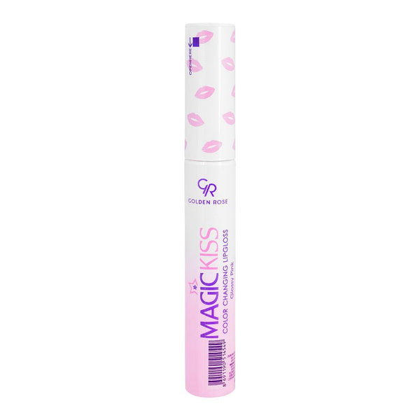 Magic Kiss Color Changing Lip Gloss, Glossy Pink